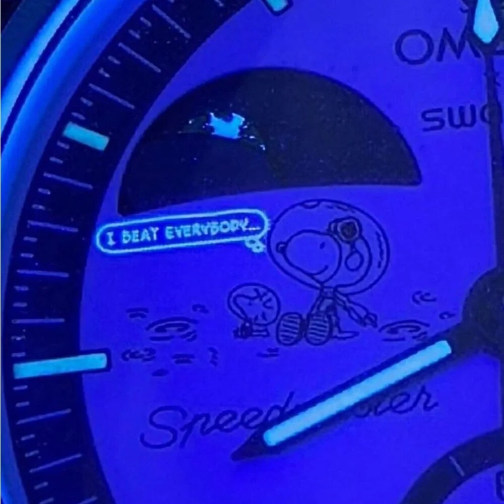 Omega x Swatch Mission to Earth-phase Moonshine Gold Watch